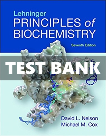 Lehninger Principles Of Biochemistry 7th Edition Nelson Test Bank ...